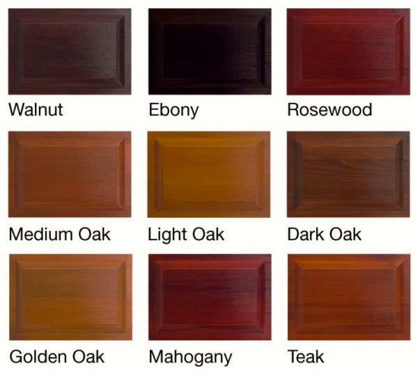 Hormann timber doors colour samples
